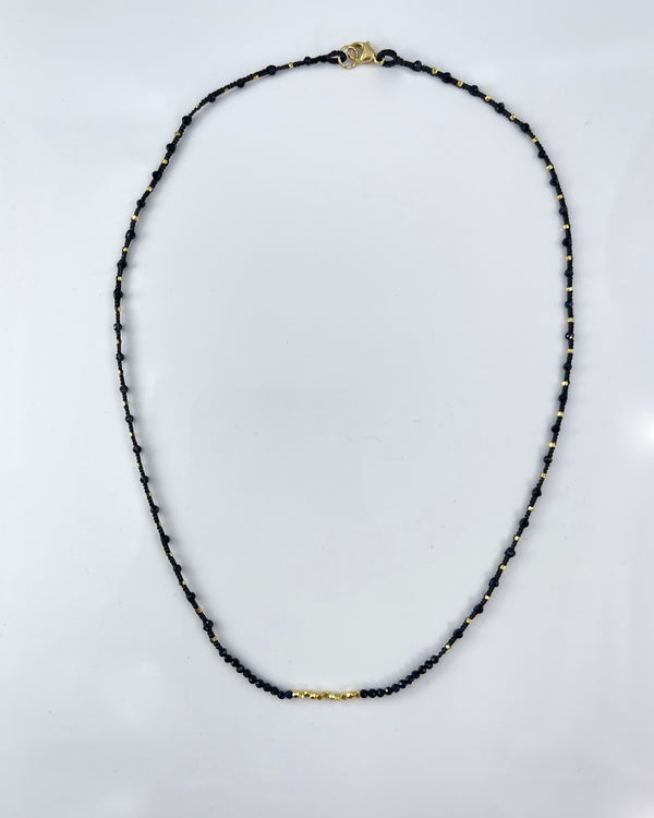 Danielle Welmond Blue Sapphire and 14K Vermeil Beads Necklace
