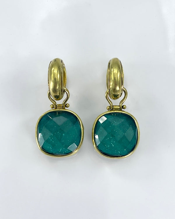 Vaubel Designs Two Stone Reversible Earrings