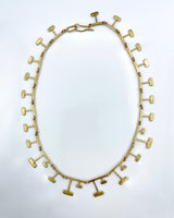 Julie Cohn Bronze Mondrian Necklace