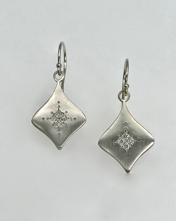 Adel Chefridi Silver Night Earrings