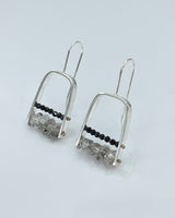 Ashka Dymel Squared Arc Earrings