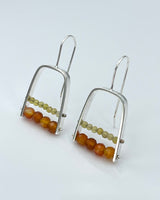 Ashka Dymel Squared Arc Earrings