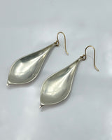 Annette Ferdinandsen Small Silver Crocus Petal Earrings