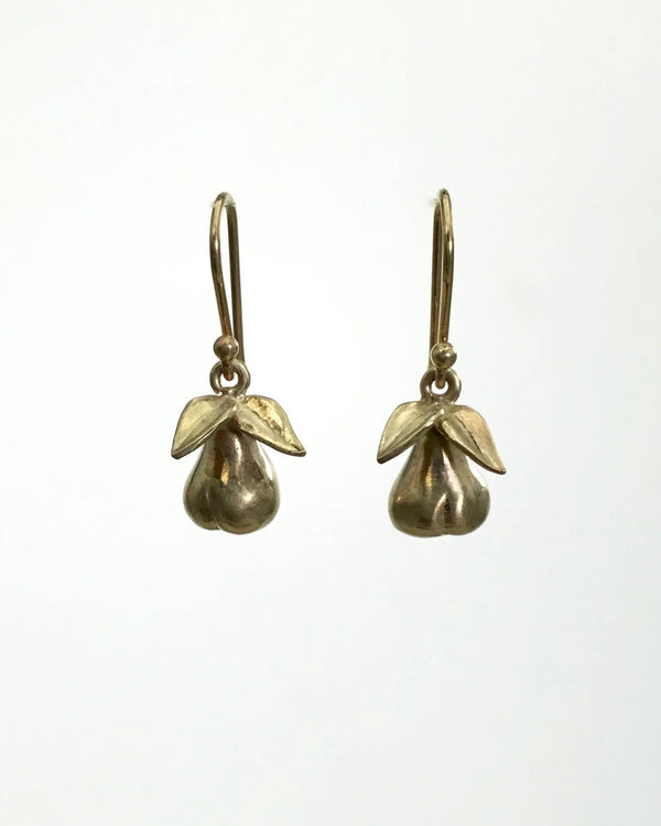Annette Ferdinandsen Gold Pear Earrings