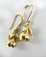 10K Gold Pear Drop Earrings