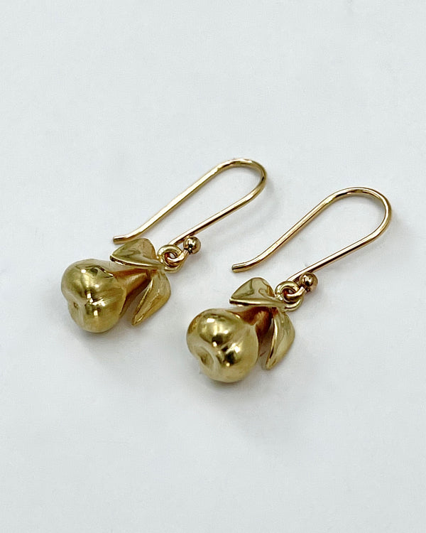 Annette Ferdinandsen Gold Pear Earrings