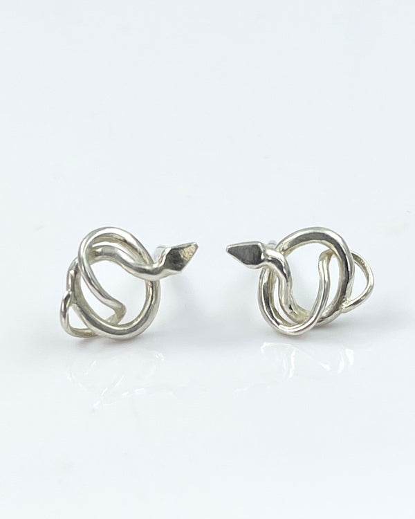 Annette Ferdinandsen Little Serpent Stud Earrings
