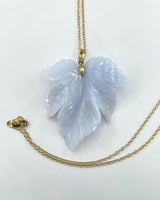 Fancy Leaf Agate Necklace
