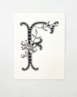 Daisy Monogram Cards