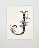 Daisy Monogram Cards