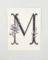 Daisy Monogram Cards