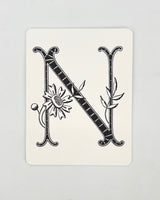 Daisy Monogram Cards