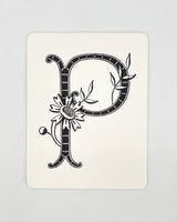 Daisy Monogram Cards