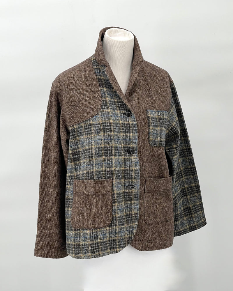 Basco Dennis Cotton Tweed Jacket, Brown
