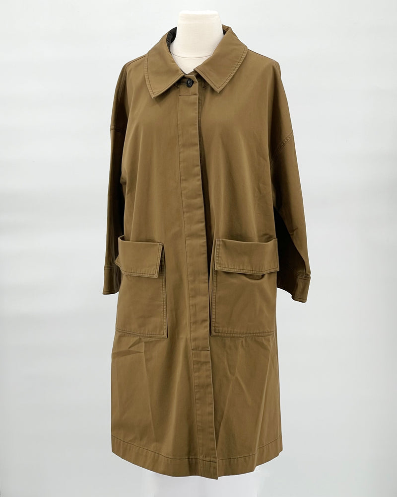 Basco Chino Cotton Coat, Camel