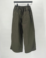 Basco Cotton Wide Pants, Khaki