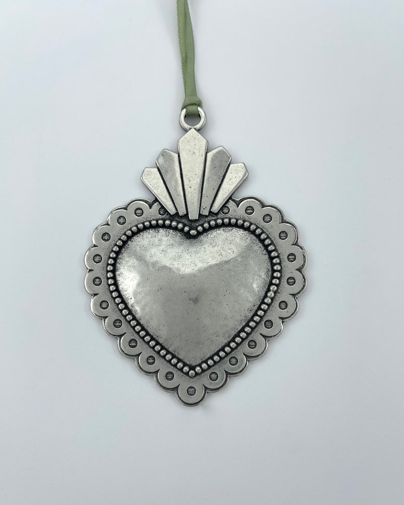 Beehive Handmade Sacred Heart Ornament