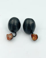 Biba Schutz Fire Opal & Silver Earrings