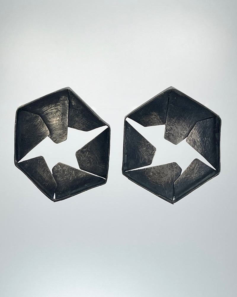 Biba Schutz Hexagonal Earrings