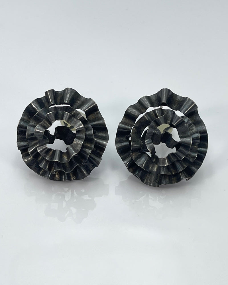 Biba Schutz Corrugated Spiral Earrings