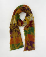 Stripes & Flowers Wool Scarves