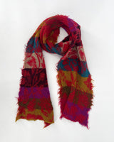 Stripes & Flowers Wool Scarves