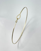 Carla Caruso Teardrop Diamond Bangle