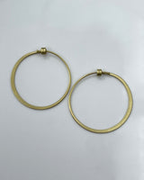 Carla Caruso Small Signature 18k Hoops