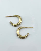Julie Cohn Dotted Huggie Hoop Earrings