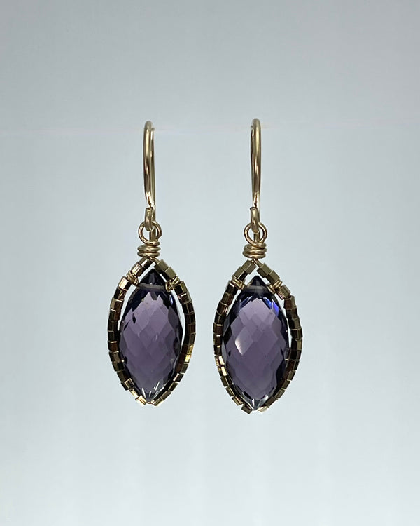 Dana Kellin Amethyst Quartz Earrings