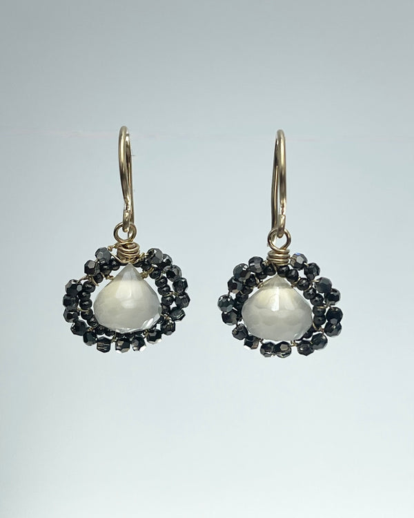 Dana Kellin White Chalcedony Earrings