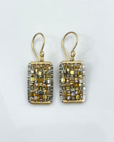 Dana Kellin Whiskey Mix & Silver Earrings