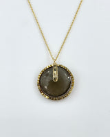 Dana Kellin Grey Moonstone Necklace