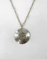 Dana Kellin Crystal Silver Pendant Necklace