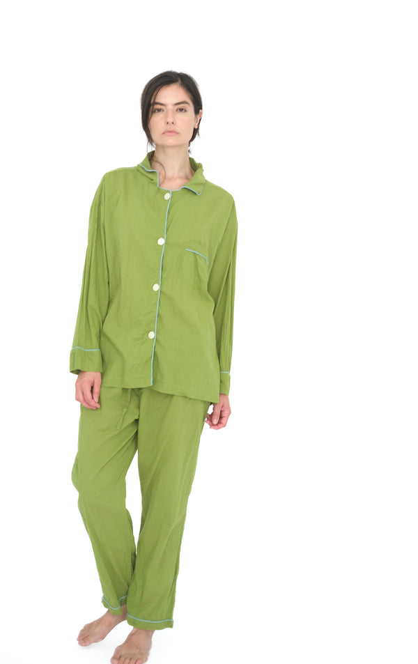 Oversize Pajama Set, Spring Onion