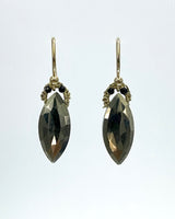 Pyrite Marquise Earrings