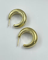 Vaubel Designs Chunky Tapered Hoop Earrings