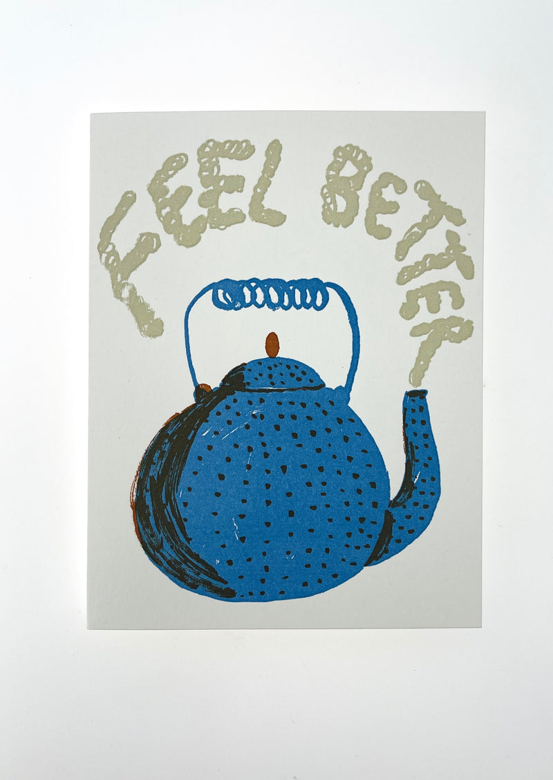 Feel Better Teapot Card