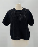 Florence Grid Tee, Jet