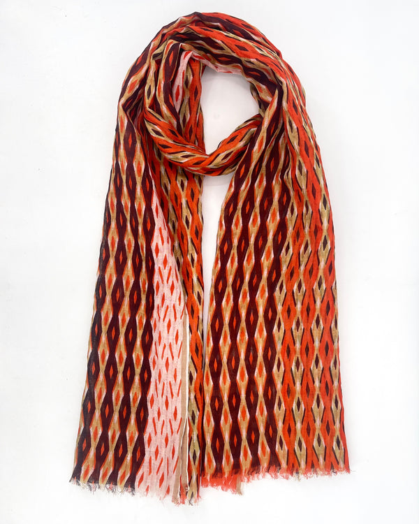 Stripes Patterned Scarf