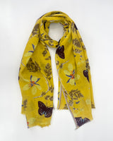 Butterflies and Flowers Scarf, Canari