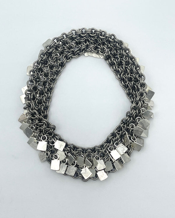 Alison Evans Narrow Silver Shake Bracelet