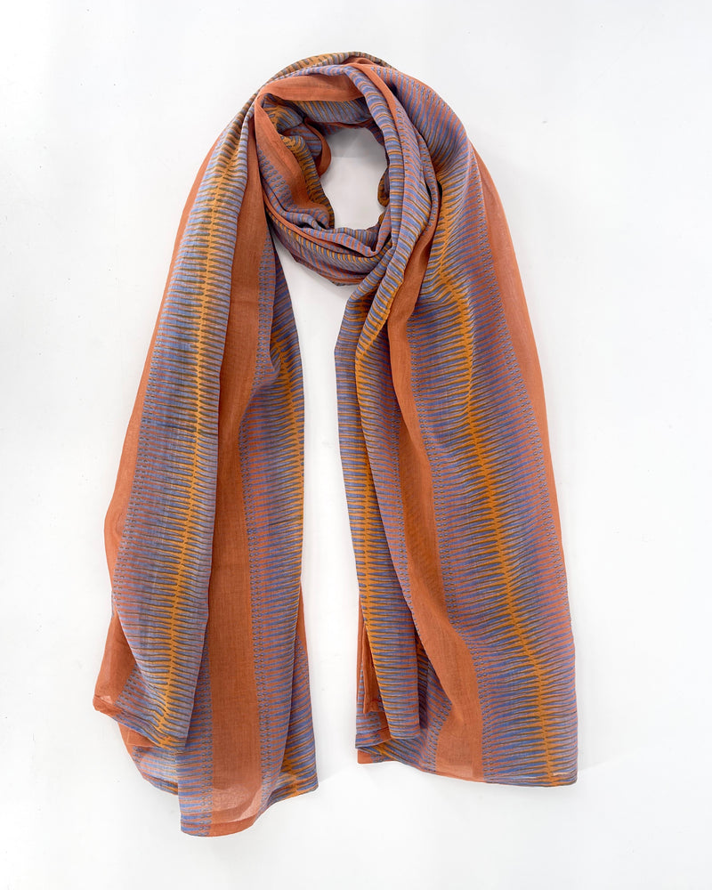 Block Printed Cotton Scarves