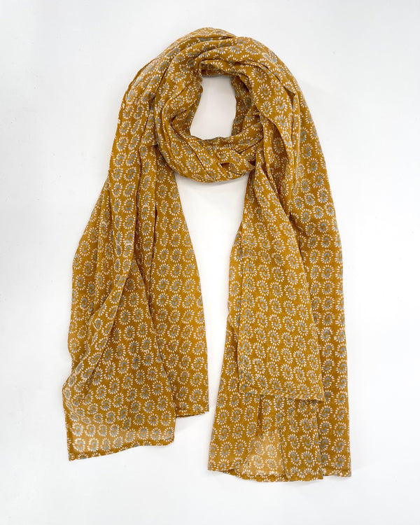 Block Printed Cotton Scarves