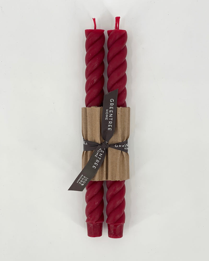 Rope 10" Taper Candles