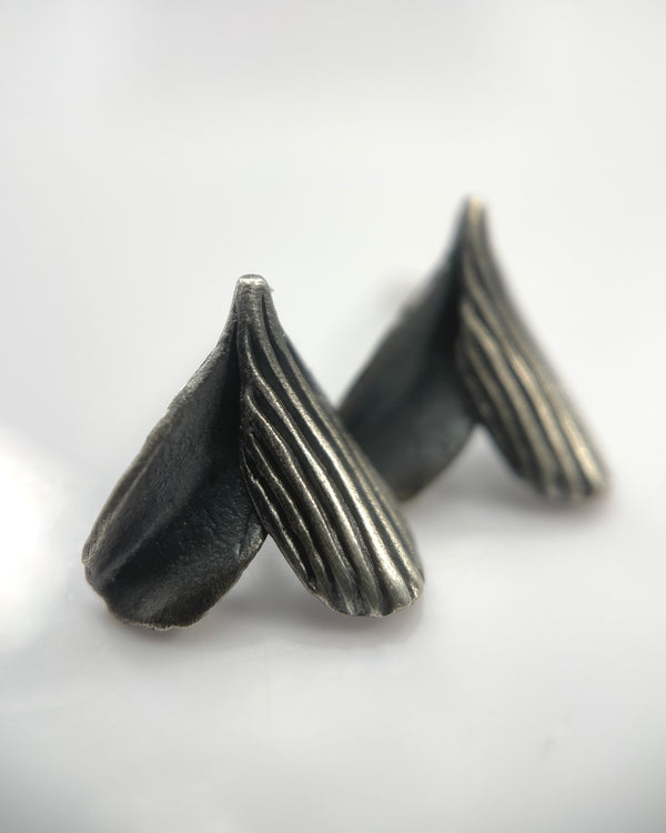 Lorelei Hamm Oxidized Stud Earring