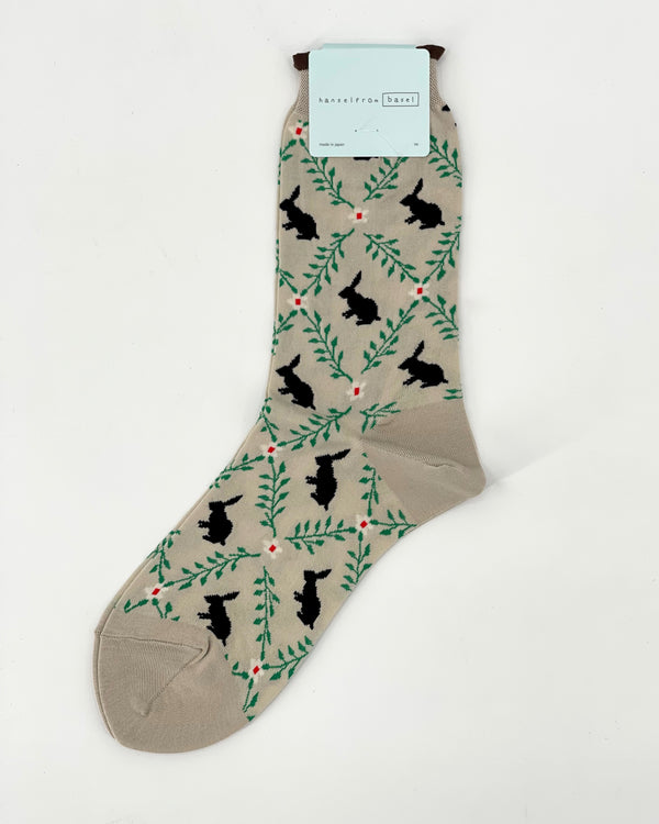 Estate Beige Crew Socks