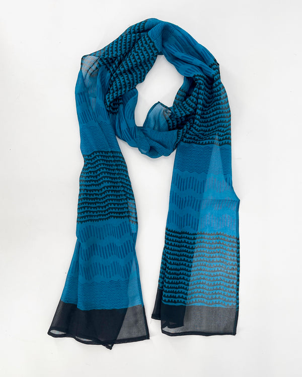 Printed Silk Chiffon Scarves