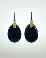Heather Guidero Onyx Bridle Bit Earrings
