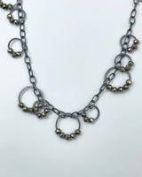 Heather Guidero Circle Bunches with Pyrite Necklace